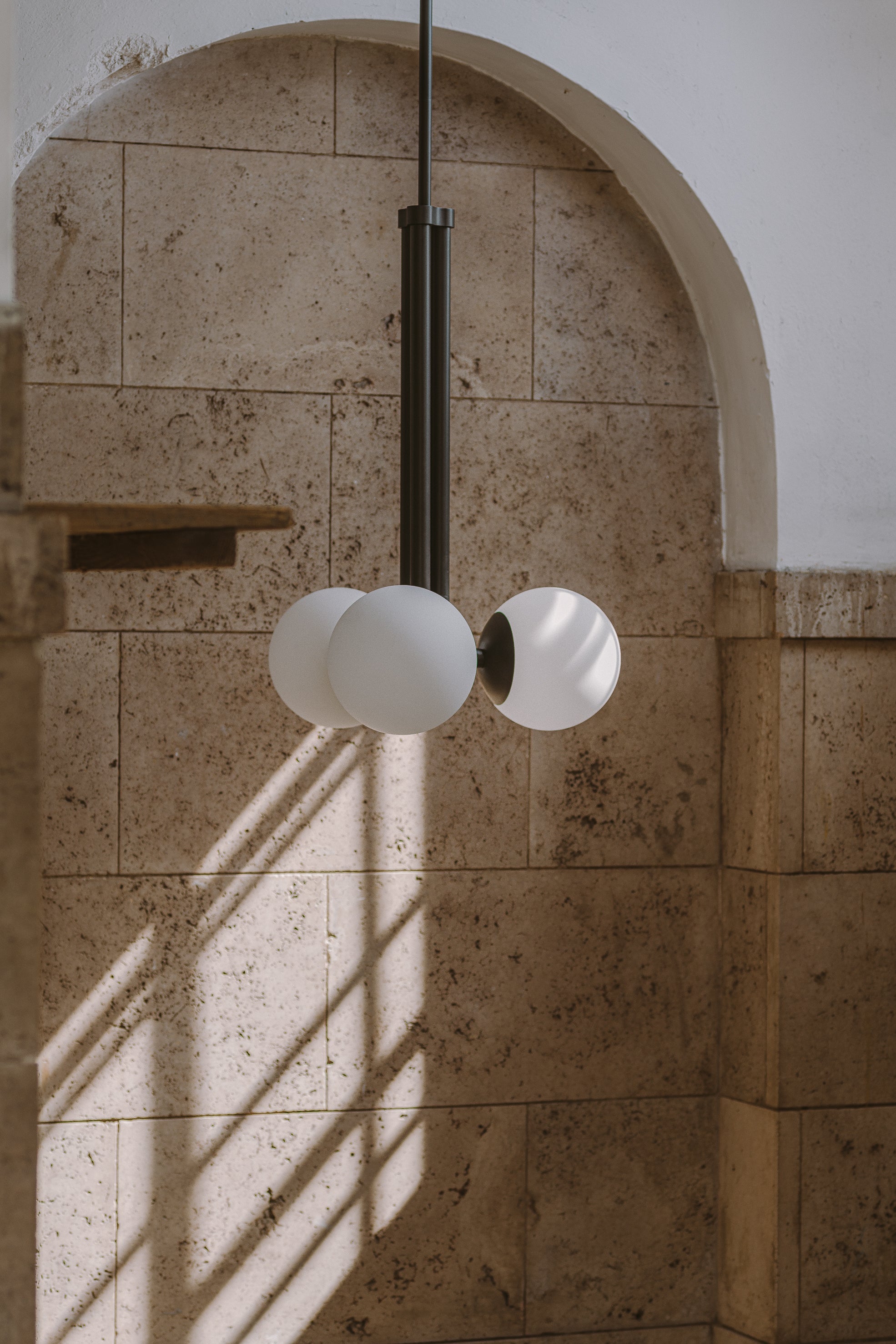 Schwung Tubular 700 Chandelier Black Gunmetal